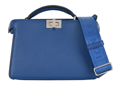 Peekaboo ISeeU X-Cross, &pound;1,300, Handbags, Blue, Leather, Front view